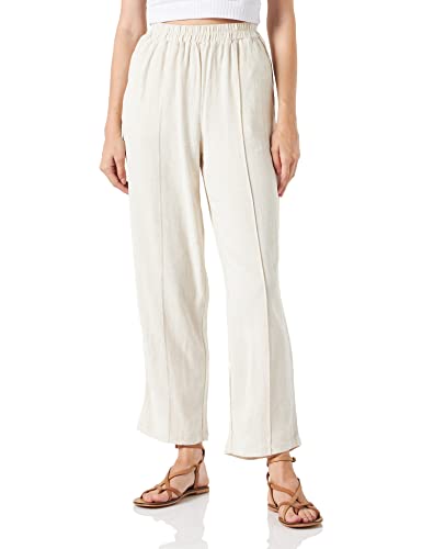 Y.A.S Damen YASVIGGI HW Ankle Pant NOOS Hose, Beige, M von YAS