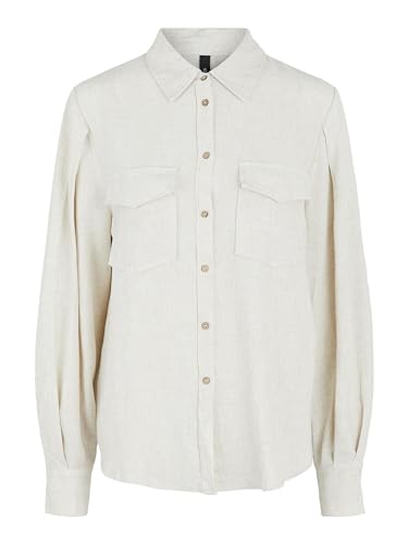 Y.A.S Damen YASVIGGI LS Shirt NOOS Blouse, Eggnog, L von YAS