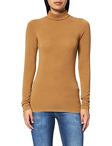 YAS Damen YASWOOLA LS HIGH Neck TOP NOOS Pullover, Ermine, L von YAS