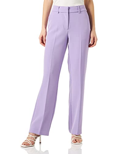 YAS Damen Yasbluris Mw Flared Pant Noos Anzughose, Bougainvillea, S EU von YAS