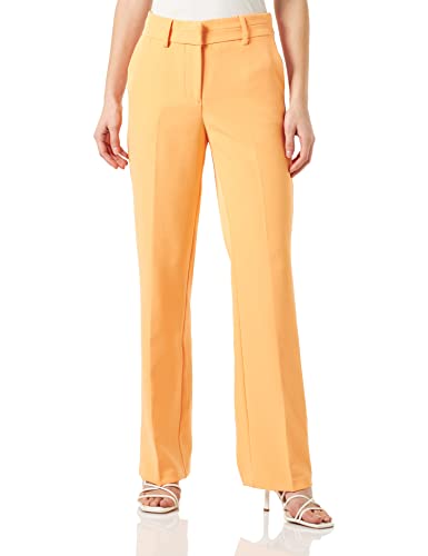 YAS Damen Yasbluris Mw Flared Pant Noos Anzughose, Mock Orange, L EU von YAS