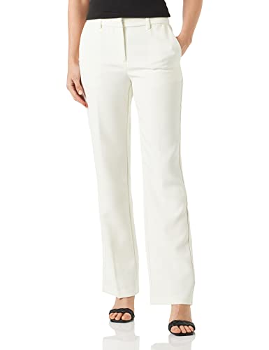 YAS Damen Yasbluris Mw Flared Pant Noos Anzughose, Star White, L EU von YAS