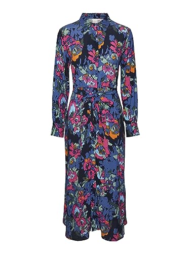 YAS Damen Yasfima Long Shirt Dress S. Noos Midikleid, Garden Topiary, S EU von YAS