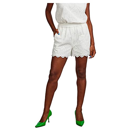 YAS Damen Yasholi Hw S. Noos Shorts, Star White, L EU von YAS