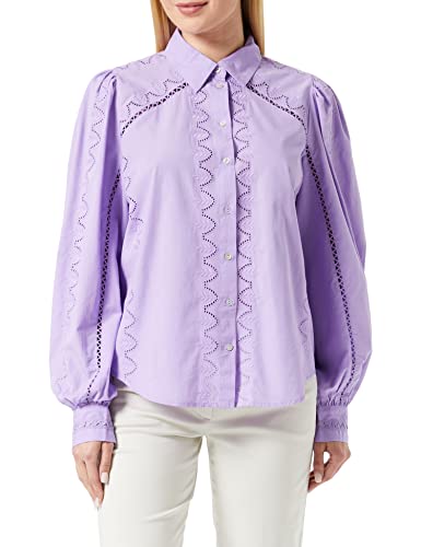 YAS Damen Yaskenora Shirt S. Noos Bluse, Bougainvillea, XS EU von YAS