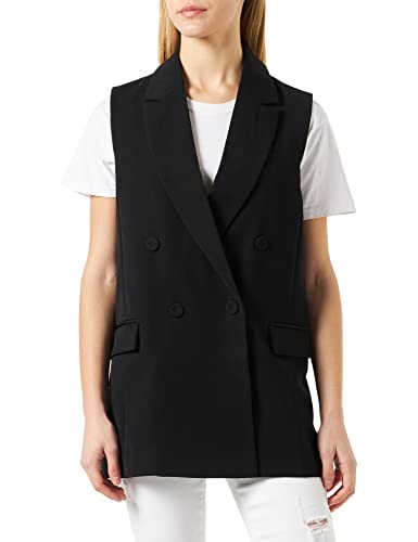 YAS Damen Yasloui Sl Waistcoat Noos Blazer, Schwarz, XS EU von YAS