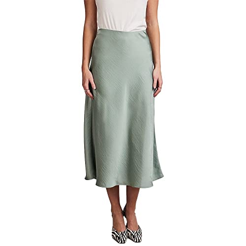 YAS Damen Yaspastella Hw Midi Skirt Noos Rock, Green Milieu, S EU von YAS