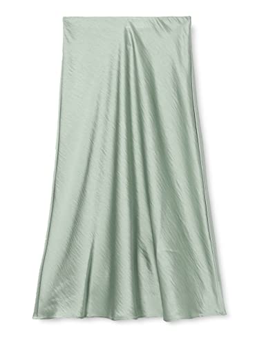 YAS Damen Yaspastella Hw Midi Skirt Noos Rock, Green Milieu, XS EU von YAS