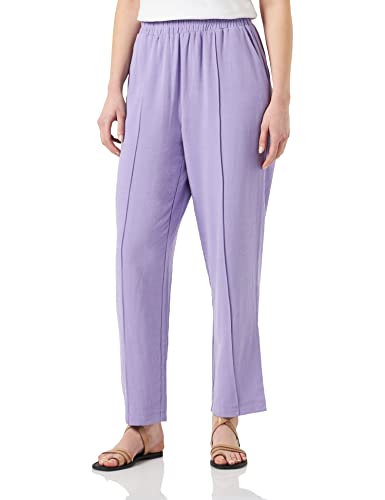 YAS Damen Yasviggi Hw Ankle Pant Noos Hose, Bougainvillea, XS EU von YAS