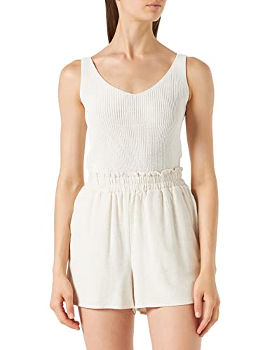 Y.A.S Damen Yasviggi Hw Noos Shorts, Beige, L von YAS