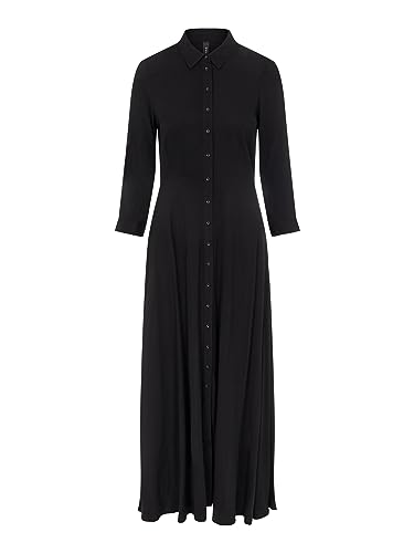 YAS Damen Yassavanna Shirt S. Noos Long Dresses, Black 2, XXL EU von YAS