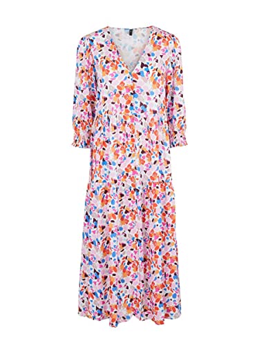 YAS Damen Yasalira 3/4 Long Dress S. Noos Kleid, Soft Pink, XS EU von YAS