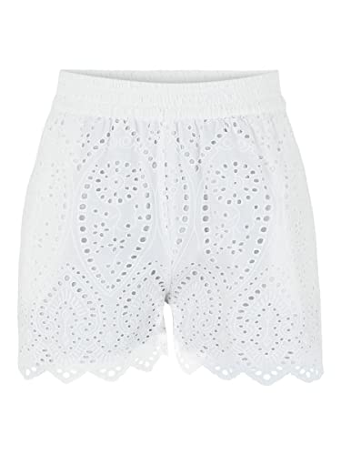 YAS Damen Yasholi Hw S. Noos Shorts, Star White, M EU von YAS