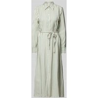 YAS Hemdblusenkleid aus Viskose-Mix Modell 'KAYA' in Mint, Größe 38 von YAS