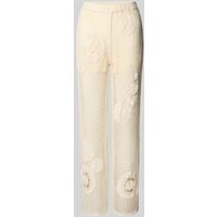 YAS High Waist Hose mit elastischem Bund Modell 'FIRO' in Offwhite, Größe L von YAS