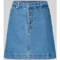 YAS Jeansrock mit Knopfleiste Modell 'CECI' in Jeansblau, Größe 38 von YAS