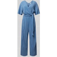 YAS Jumpsuit in Wickel-Optik Modell 'OLINDA' in Hellblau, Größe 42 von YAS