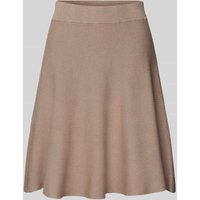 YAS Knielanger Rock mit elastischem Bund Modell 'FONNY' in Taupe, Größe M YAS Knielanger Rock mit elastischem Bund Modell 'FONNY' in Taupe, Größe M von YAS