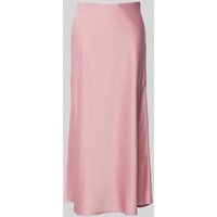 YAS Midirock mit elastischem Bund Modell 'PELLA' in Rose, Größe XL von YAS