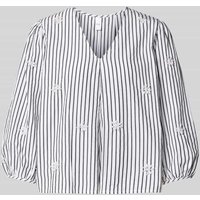 YAS Regular Fit Bluse mit 3/4-Arm Modell 'EMURA' in Offwhite, Größe 38 von YAS