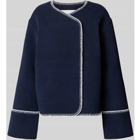 YAS Relaxed Fit Jacke mit Woll-Anteil Modell 'VICCO' in Marine, Größe 40 von YAS