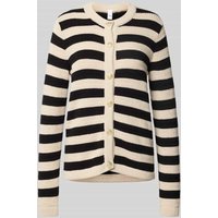 YAS Strickcardigan mit Rundhalsausschnitt Modell 'SIRONI' in Offwhite, Größe M von YAS