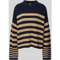 YAS Strickpullover mit Rundhalsausschnitt Modell 'YASRIGA' in Marine, Größe S von YAS