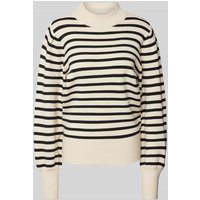 YAS Strickpullover mit Turtleneck Modell 'FONNY' in Offwhite, Größe S von YAS
