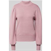 YAS Strickpullover mit Turtleneck Modell 'FONNY' in Rose, Größe L von YAS