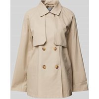 YAS Trenchcoat mit Leistentaschen Modell 'VENICE' in Beige, Größe 38 von YAS