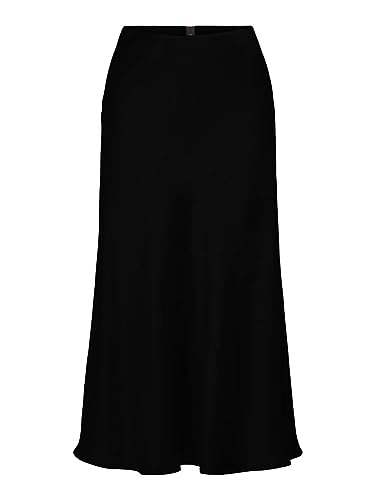 Y.A.S Damen YASPELLA HW MIDI Skirt S. NOOS Rock, Black, L von YAS