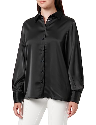 Y.A.S Damen YASPELLA LS Shirt S. NOOS Bluse, Black, XXL von YAS