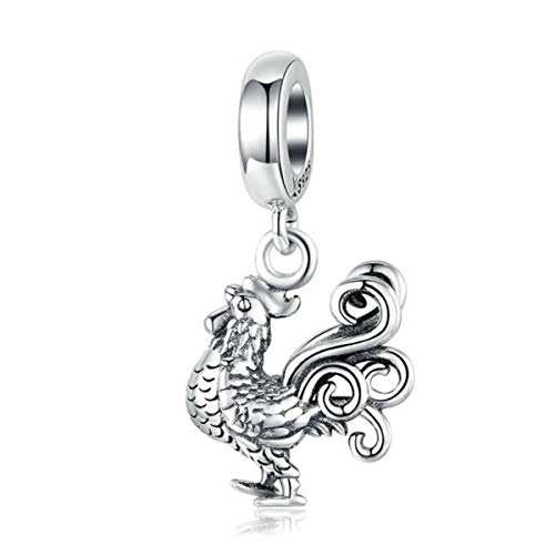 YASHUO Jewellery Animal Charms Sterlingsilber Armbänder für Frauen Marienkäfer Schildkröte Charms Einhorn Charms für Armbänder Mutter Tochter Halskette Anhänger, Kristall von YASHUO Jewellery