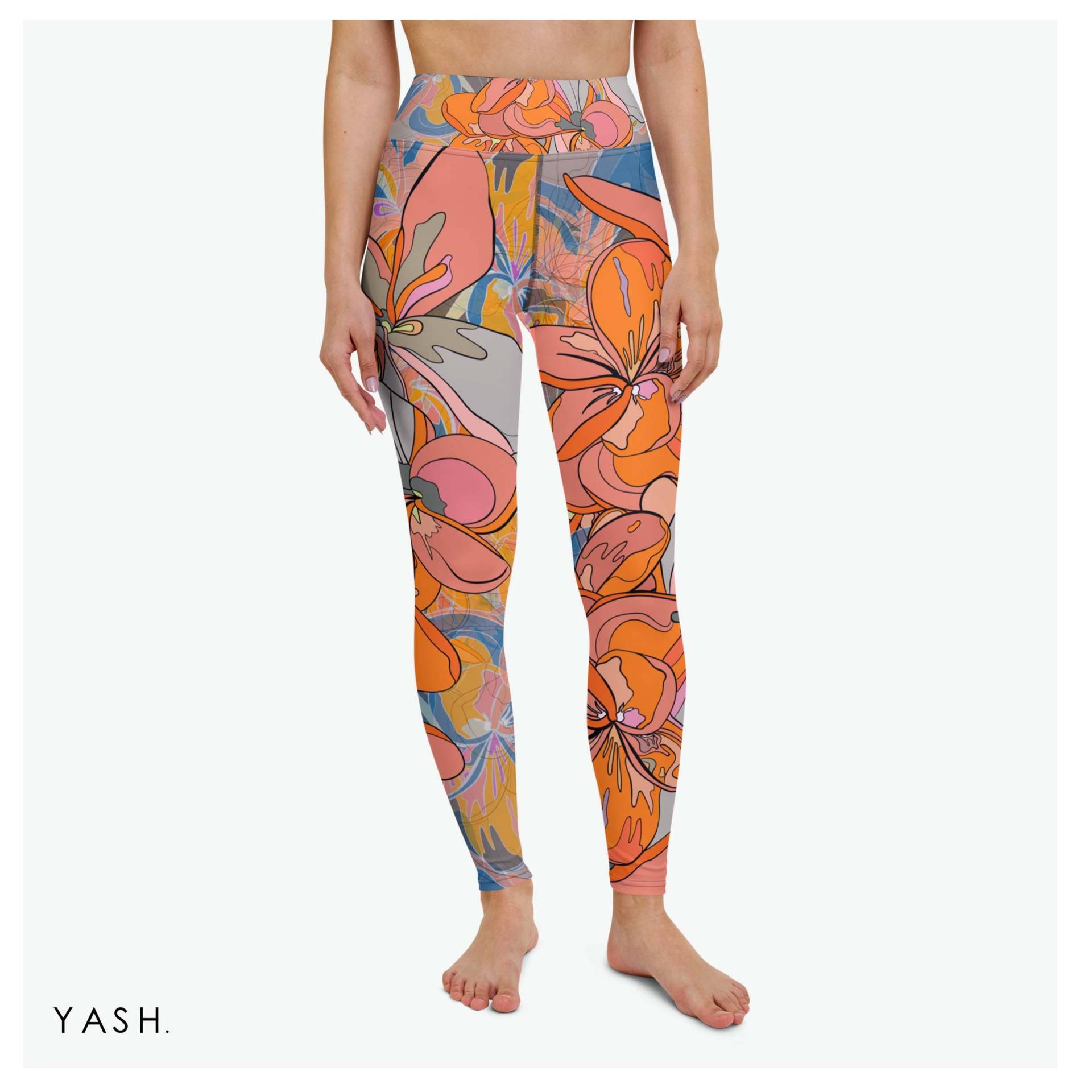 Hoch Taillierte Yoga Leggings Für Frauen | Umweltfreundliche Yogahose Dehnbare Fitness Oder Workout von YASHyoga