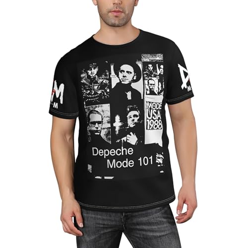 Herren Mode Music De&PE&Che Band Klassisches T-Shirt Modedrucke Kurzarm-Shirt für Männer Eine Vielzahl Von Mustern Setzen Sie EIN Statement Mehrfarbig 3XL Herren Mode Music De&PE&Che Band Klassisches T-Shirt Modedrucke Kurzarm-Shirt für Männer Eine Vielzahl Von Mustern Setzen Sie EIN Statement Mehrfarbig 3XL von YASTEN NAUIFAT