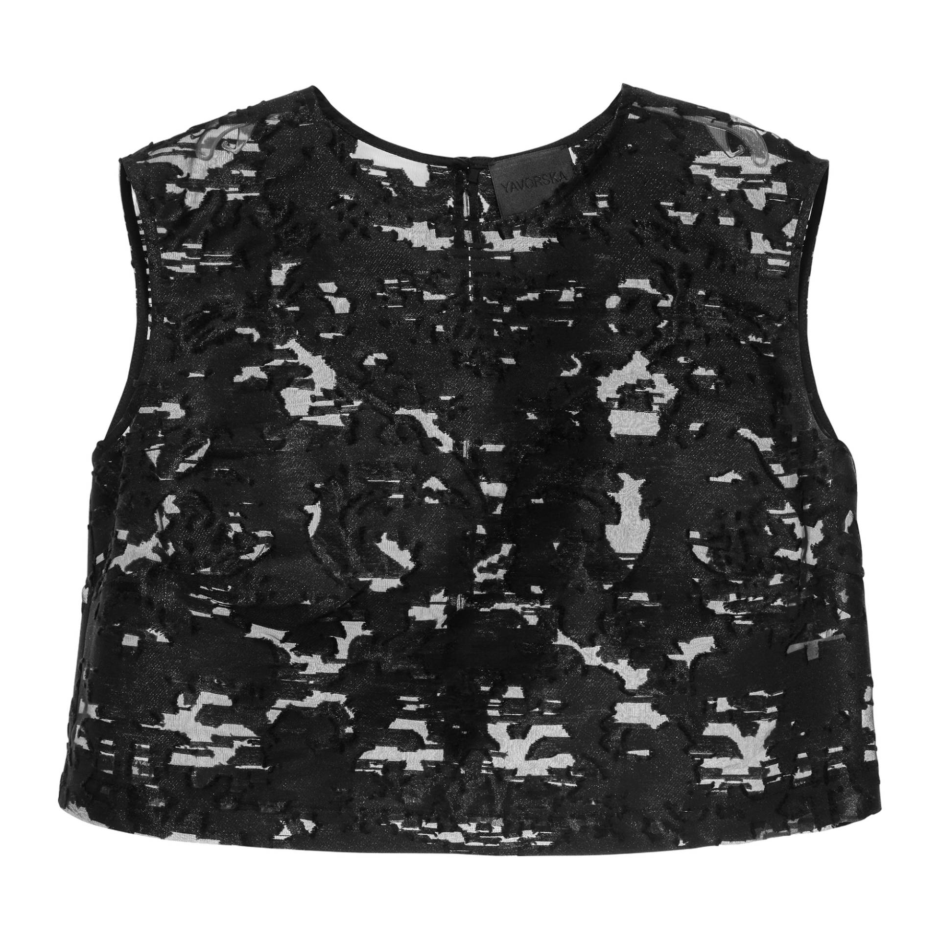 Decorative Top - Black - L - YAVORSKA - Crop tops von YAVORSKA