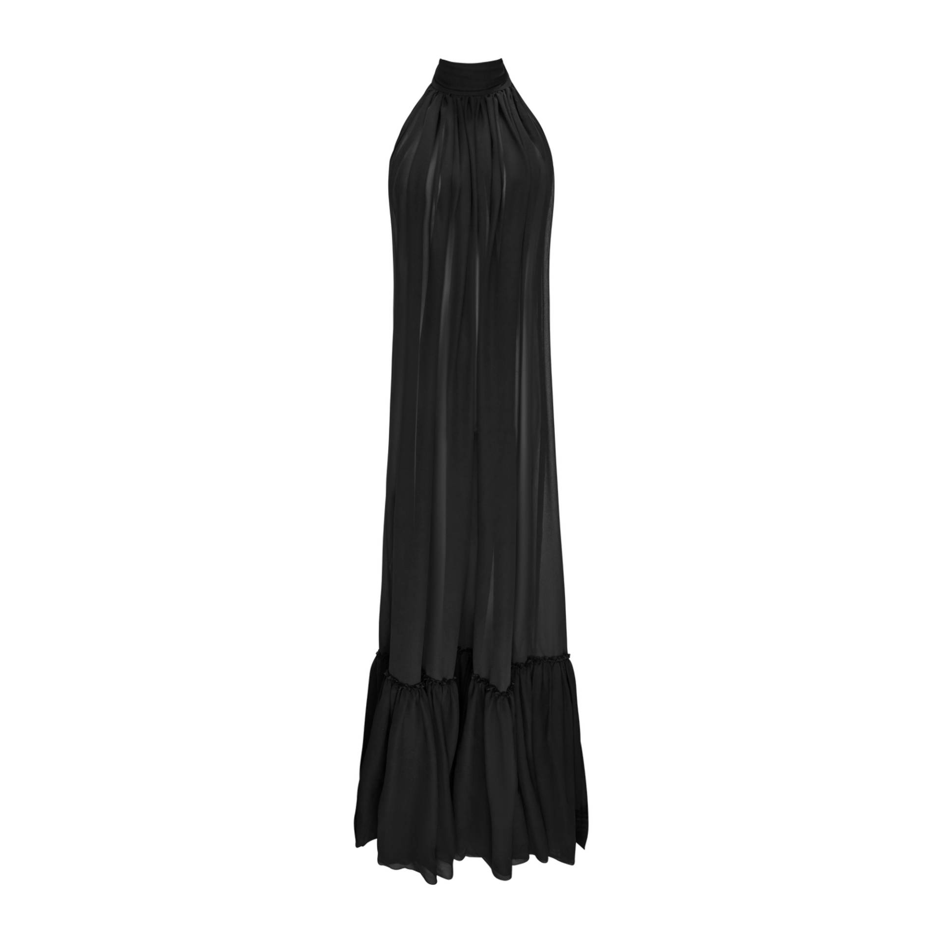 YAVORSKA | Long Dress With Bare Shoulders | Women's Black Maxi dresses YAVORSKA | Long Dress With Bare Shoulders | Women's Black Maxi dresses von YAVORSKA