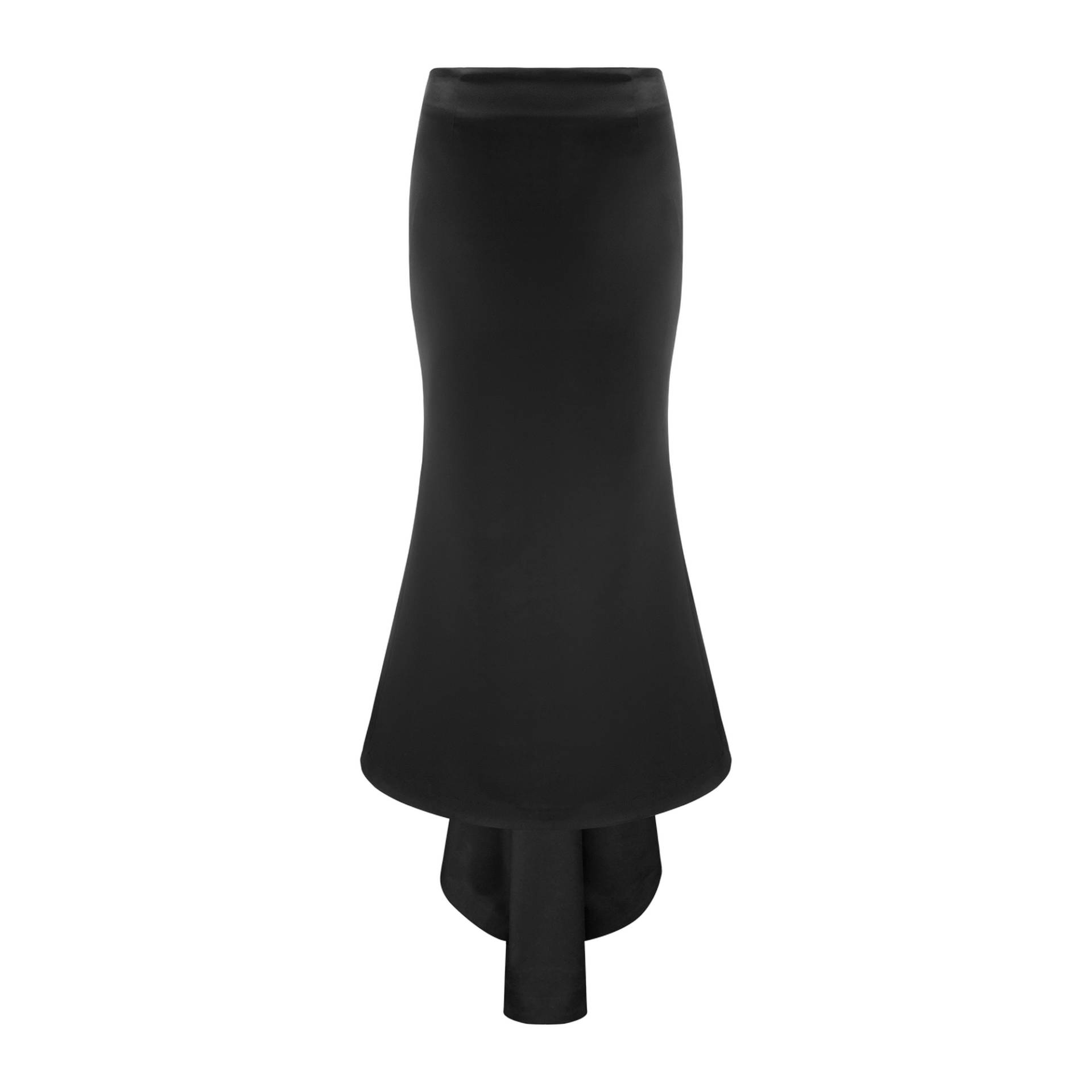 Maxi Skirt With Train - Black - L - YAVORSKA - Maxi skirts von YAVORSKA