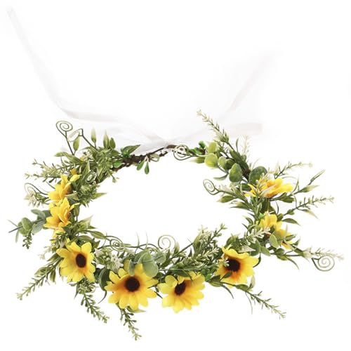 YAXAMING Grünes Blatt Blume Stirnband Floral Sonnenblume Haarbänder Reifen Blätter Kränze Kopfschmuck Haarband Frauen Cosplay Urlaub Festival Parade Hawaii Luau Hochzeit Dress Up Geburtstag Party YAXAMING Grünes Blatt Blume Stirnband Floral Sonnenblume Haarbänder Reifen Blätter Kränze Kopfschmuck Haarband Frauen Cosplay Urlaub Festival Parade Hawaii Luau Hochzeit Dress Up Geburtstag Party von YAXAMING
