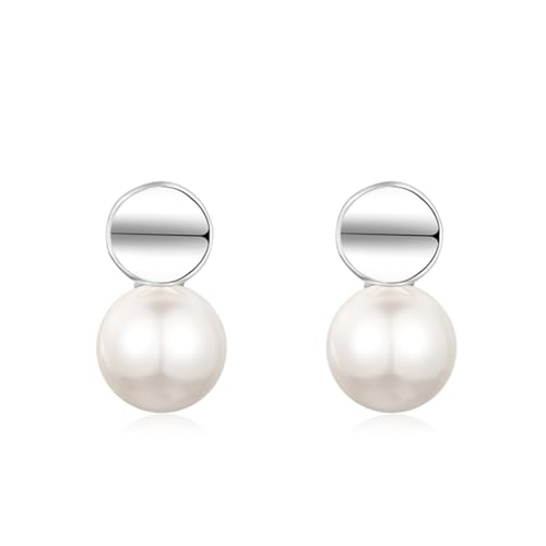 YAXUN Perlenohrringe für Damen 925 Sterling Silber Perlentropfen Ohrstecker Schmuck geschenke für Frauen Mädchen von YAXUN