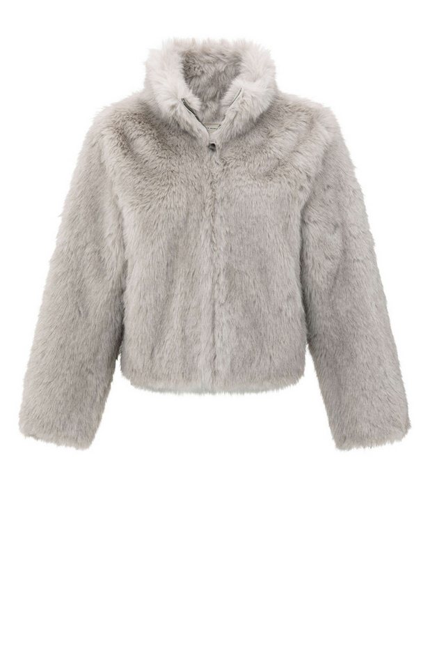 YAYA Blusenblazer Jacke aus Fellimitat von YAYA