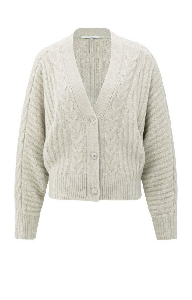 YAYA Cardigan Strick-Cardigan mit Zopfmuster von YAYA