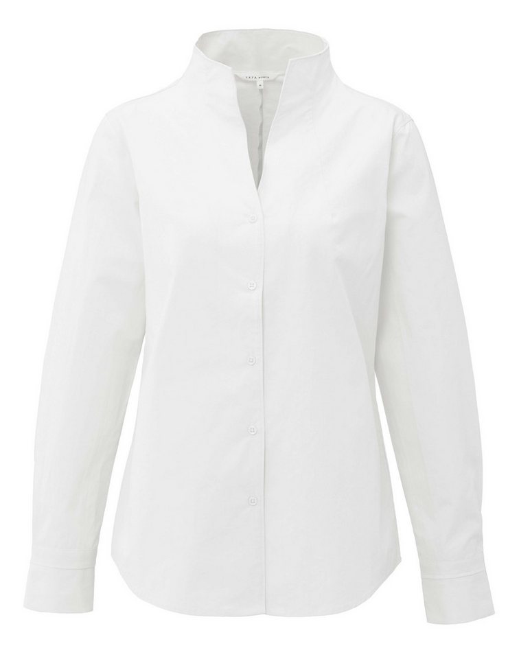 YAYA Kurzarmbluse Bluse mit V-Ausschnitt von YAYA