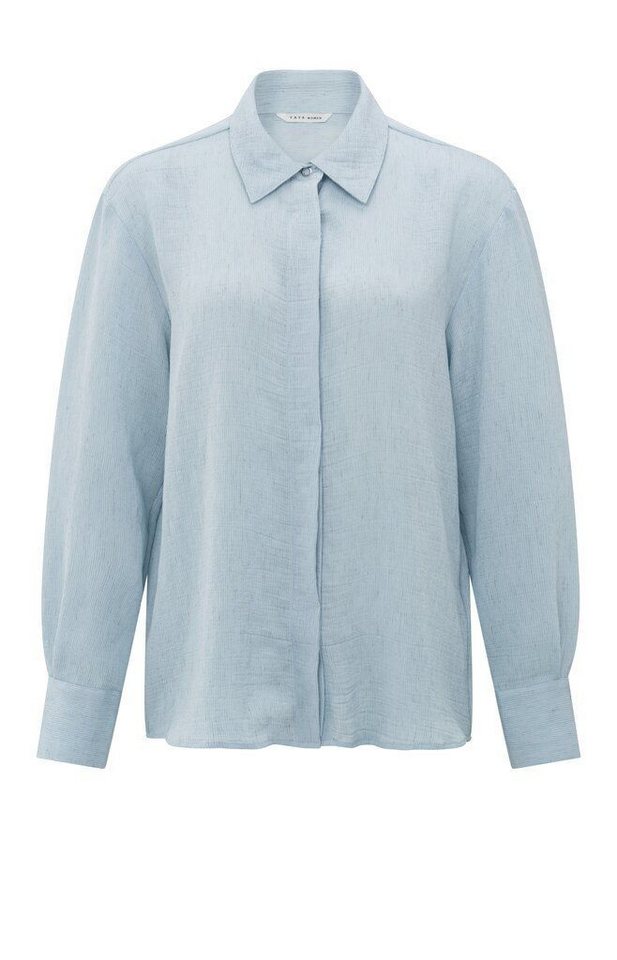 YAYA Langarmbluse Bluse mit Druckknöpfen von YAYA