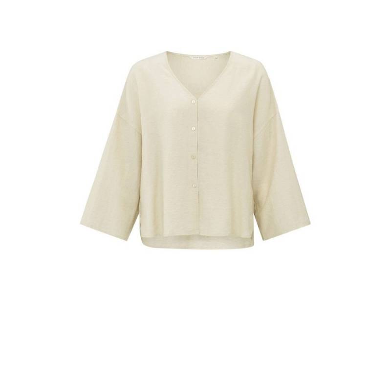 YAYA Shirtbluse Fließende Bluse mit V-Ausschnitt und lockerer Passform von YAYA