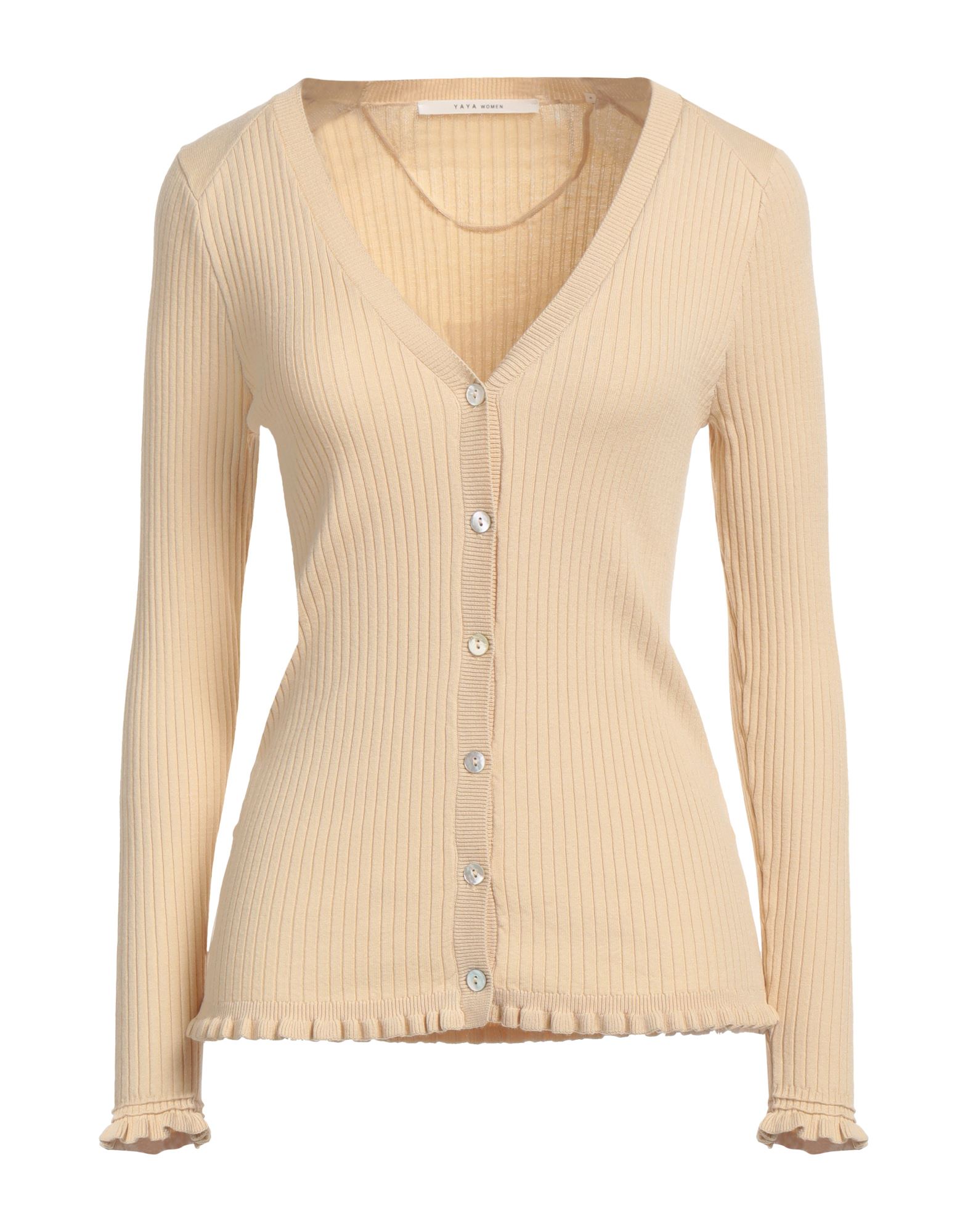 YAYA Strickjacke Damen Sand von YAYA