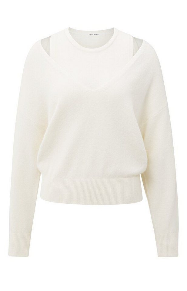 YAYA V-Ausschnitt-Pullover Pullover mit V-Ausschnitt von YAYA