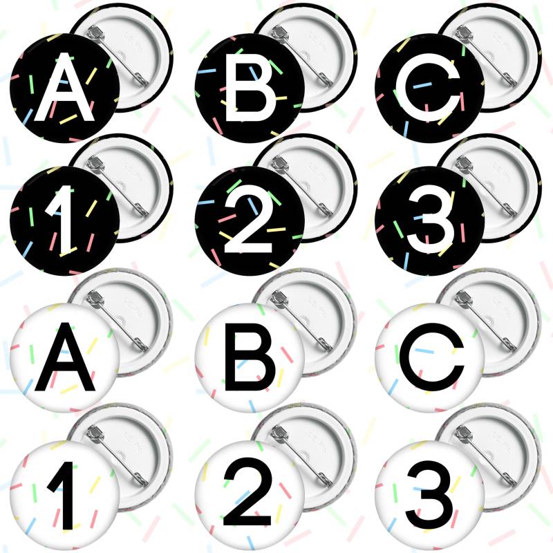 Buchstaben Und Zahlen Button Anstecker. Wählen Sie Ihre Auswahl An Buchstaben, Um Ihr Lieblingswort Zu Schreiben Buchstaben Und Zahlen Button Anstecker. Wählen Sie Ihre Auswahl An Buchstaben, Um Ihr Lieblingswort Zu Schreiben von YAYstudio