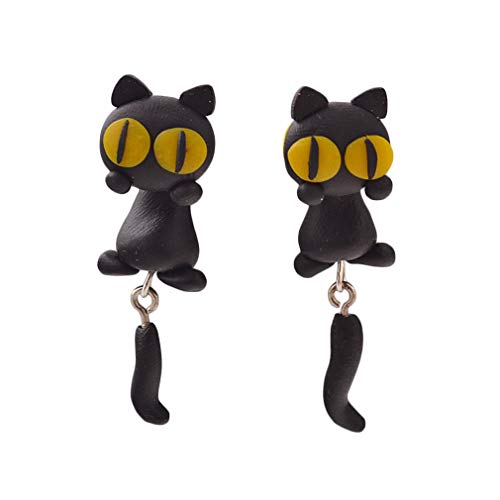 YAZILIND Frauen Mode Handmade Creative 3D Polymer Clay Niedliche Cartoon Katze Tier Ohrstecker Ohrringe Schmuck Geschenke # 2 YAZILIND Frauen Mode Handmade Creative 3D Polymer Clay Niedliche Cartoon Katze Tier Ohrstecker Ohrringe Schmuck Geschenke # 2 von YAZILIND