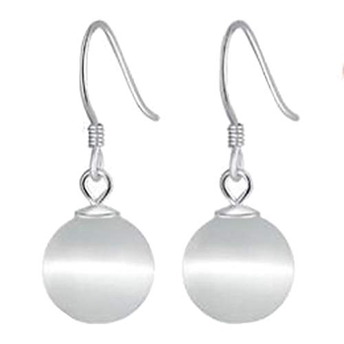 YAZILIND Frauen Ohrringe White Cat's Eye Wassertropfen baumeln kugelförmigen langen Ohrring Hochzeitsschmuck Geschenk YAZILIND Frauen Ohrringe White Cat's Eye Wassertropfen baumeln kugelförmigen langen Ohrring Hochzeitsschmuck Geschenk von YAZILIND